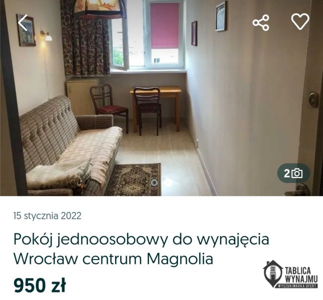 Wynajem Wrocław Jelenia 24